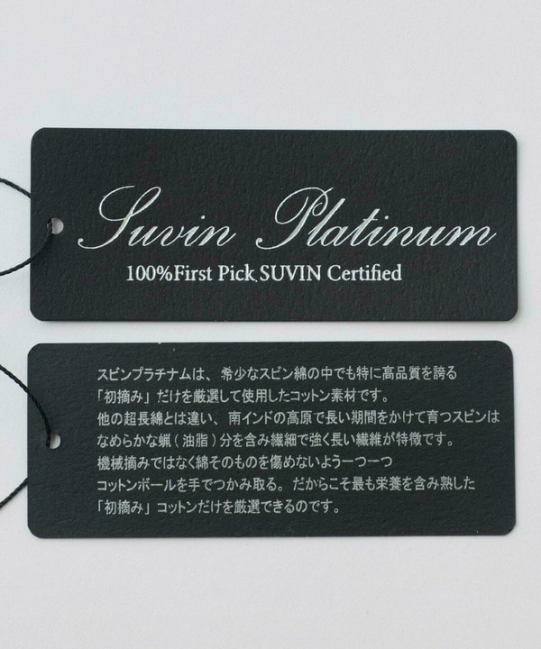 スビンプラチナム スムースTシャツ 詳細画像 21