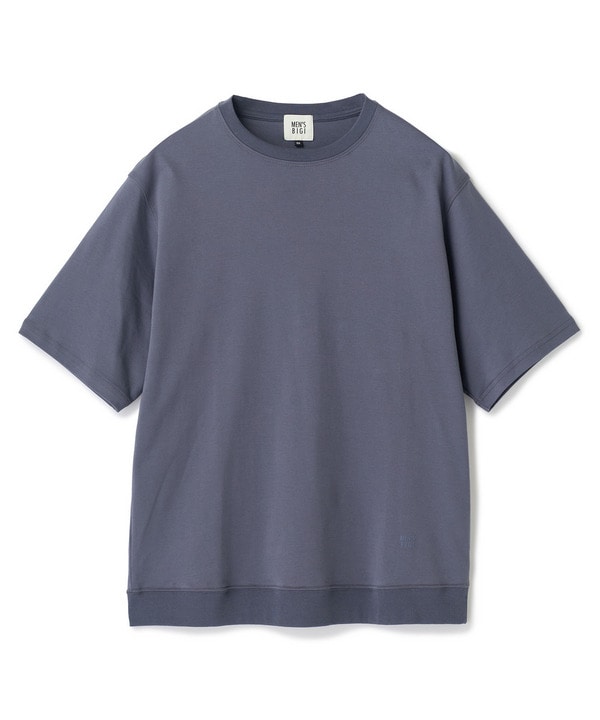 スビンプラチナム スムースTシャツ 詳細画像 チャコールグレー 1