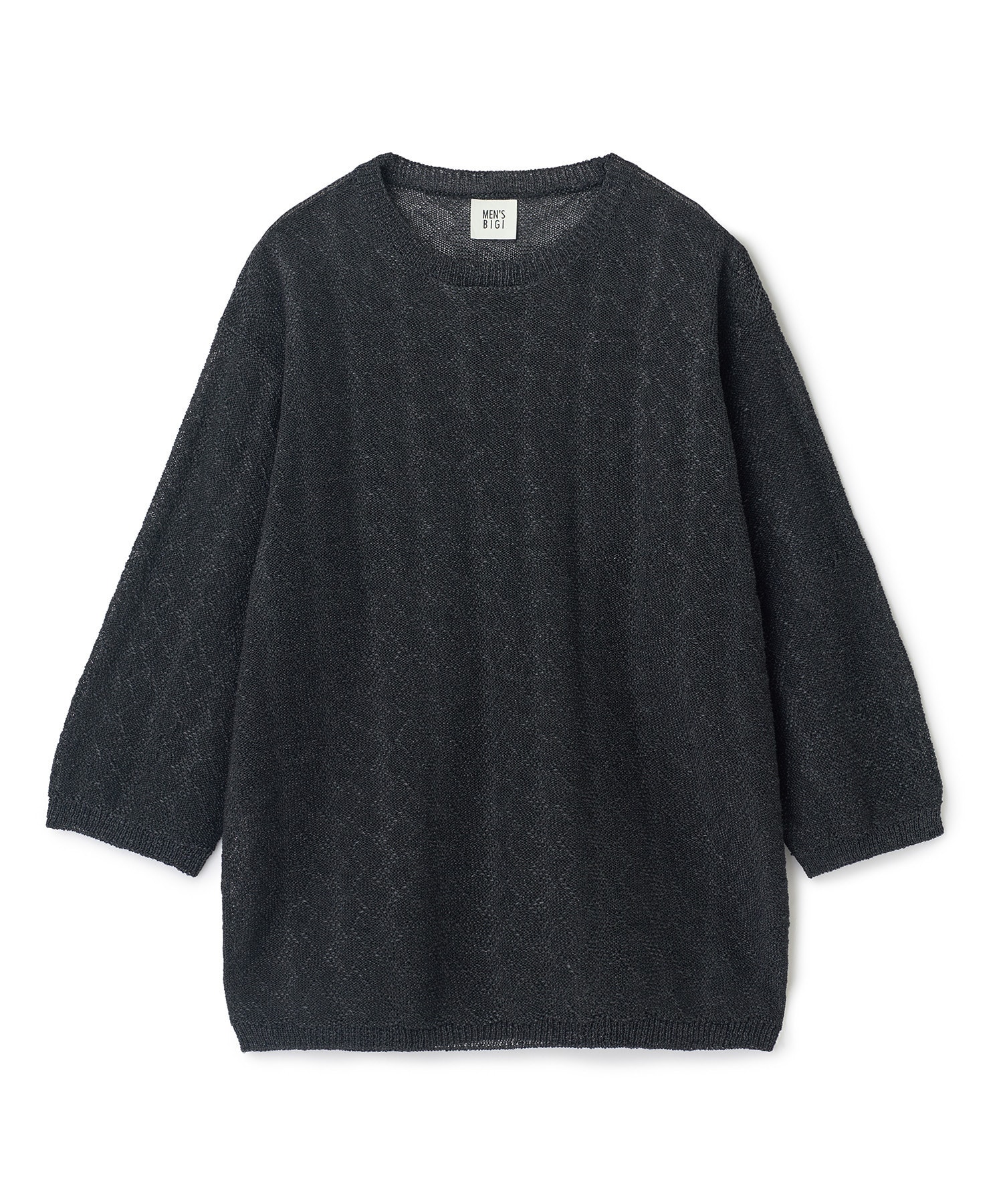 vegaさん専用 変形アーガイルシアーニット7分袖TEE｜メンズファッション通販 MEN'S
