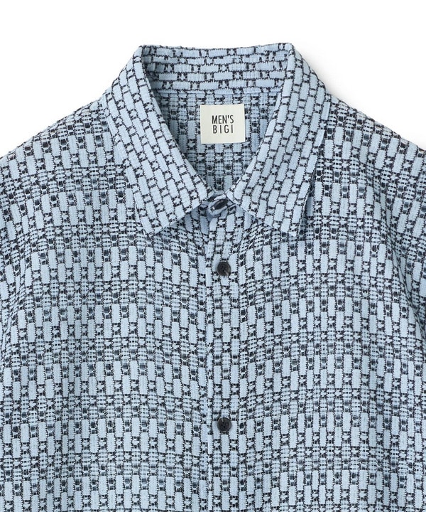 シアージオメトリック半袖シャツ 詳細画像 11