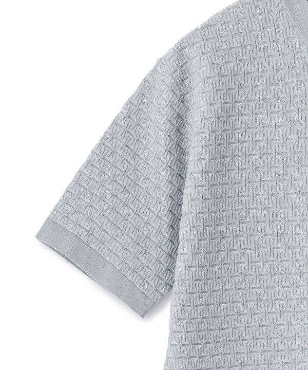 【ACTIVE TAILOR】ブリスターニットジャカードＴシャツ＜通気性/速乾性＞ 詳細画像 16