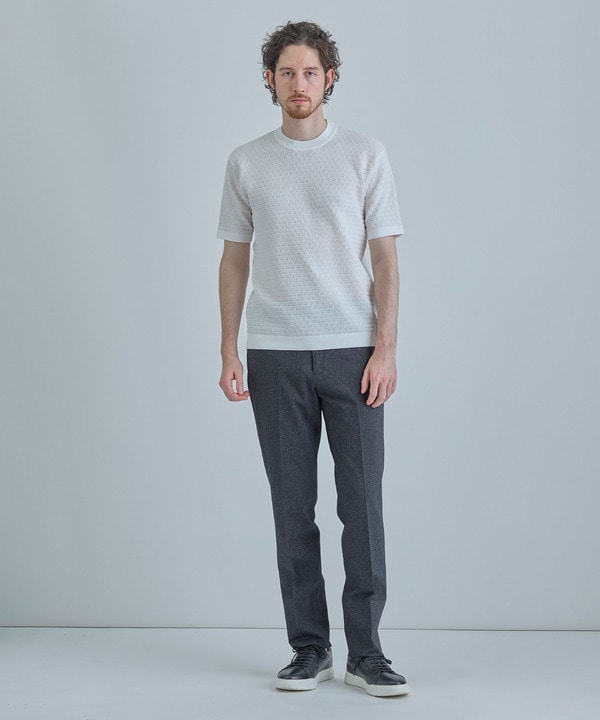 【ACTIVE TAILOR】ブリスターニットジャカードＴシャツ＜通気性/速乾性＞ 詳細画像 9