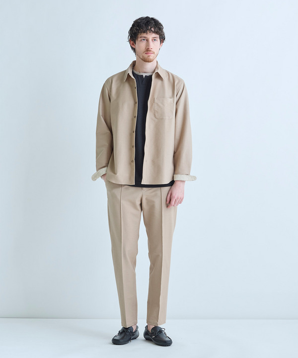 フェイクレイヤードキーネック半袖Tシャツ 詳細画像 12