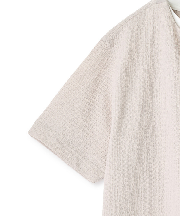 フェイクレイヤードキーネック半袖Tシャツ 詳細画像 20