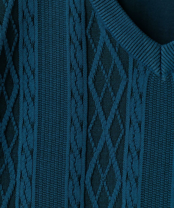 アラン調 ニットコンビTシャツ 詳細画像 12