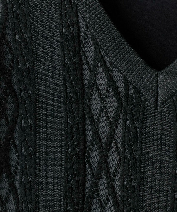 アラン調 ニットコンビTシャツ 詳細画像 17