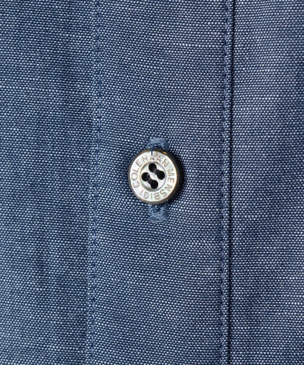 【COLE HAAN/コール ハーン】別注 綿麻オックス半袖シャツ＜吸水速乾/UVカット/遮熱/透け防止＞ 詳細画像 13