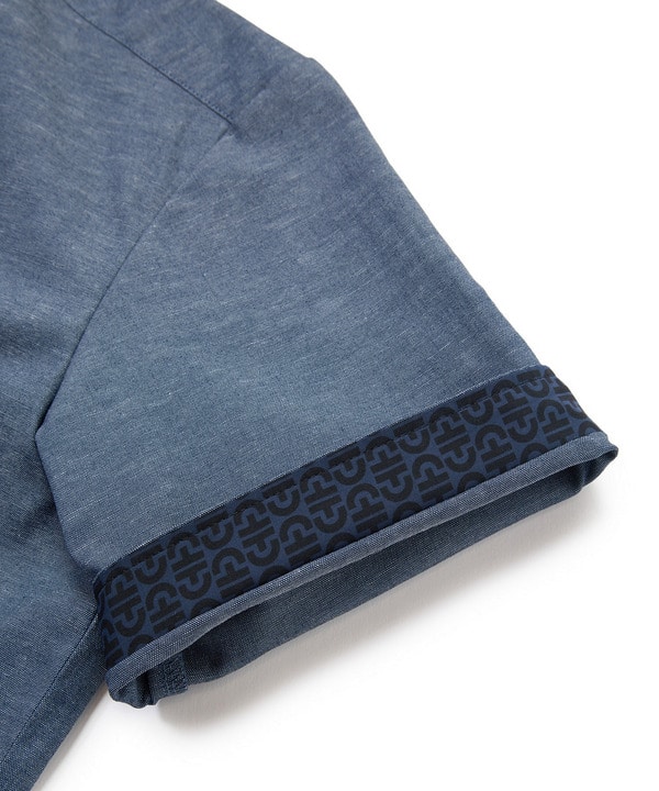 【COLE HAAN/コール ハーン】別注 綿麻オックス半袖シャツ＜吸水速乾/UVカット/遮熱/透け防止＞ 詳細画像 15