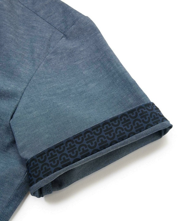 【COLE HAAN/コール ハーン】別注 綿麻オックス半袖シャツ＜吸水速乾/UVカット/遮熱/透け防止＞ 詳細画像 21