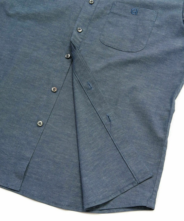 【COLE HAAN/コール ハーン】別注 綿麻オックス半袖シャツ＜吸水速乾/UVカット/遮熱/透け防止＞ 詳細画像 24