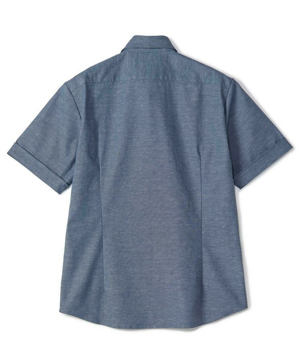 【COLE HAAN/コール ハーン】別注 綿麻オックス半袖シャツ＜吸水速乾/UVカット/遮熱/透け防止＞ 詳細画像 25