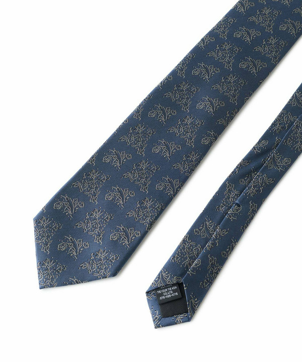 【TIE YOUR TIE /タイユアタイ】フローラル柄ネクタイ 詳細画像 1