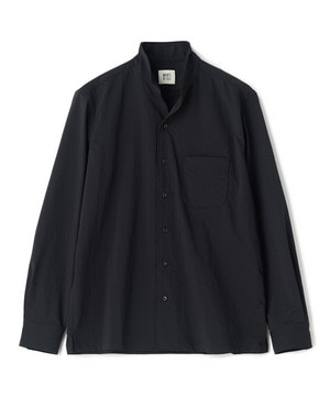 SMARTTECH ナイロンストレッチ スタンドカラーシャツ＜接触冷感/ストレッチ/防シワ性/ウォッシャブル＞