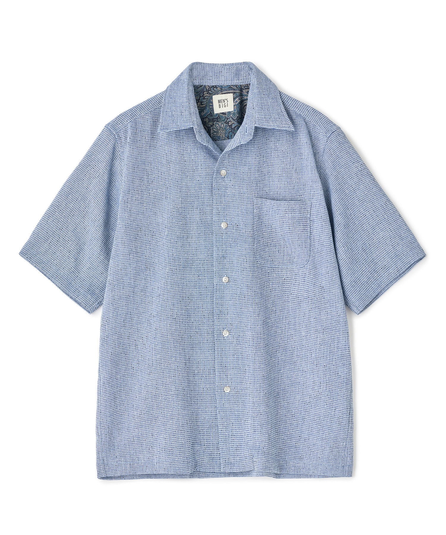 絡み織メランジ オープンカラーシャツ｜メンズファッション通販 MEN'S