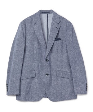 【ACTIVE TAILOR】Dot Air ヘリンボーン×千鳥格子/デニム柄 セットアップジャケット＜通気性/吸水速乾/ストレッチ＞