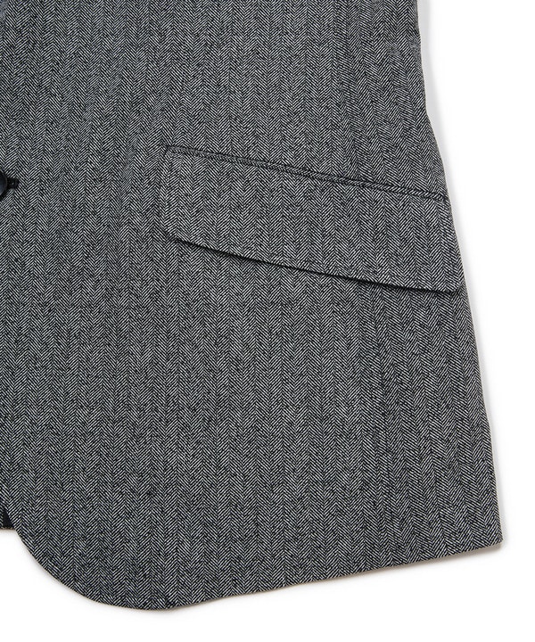 【ACTIVE TAILOR】Dot Air ヘリンボーン&times;千鳥格子/デニム柄 セットアップジャケット＜通気性/吸水速乾/ストレッチ＞ 詳細画像 16