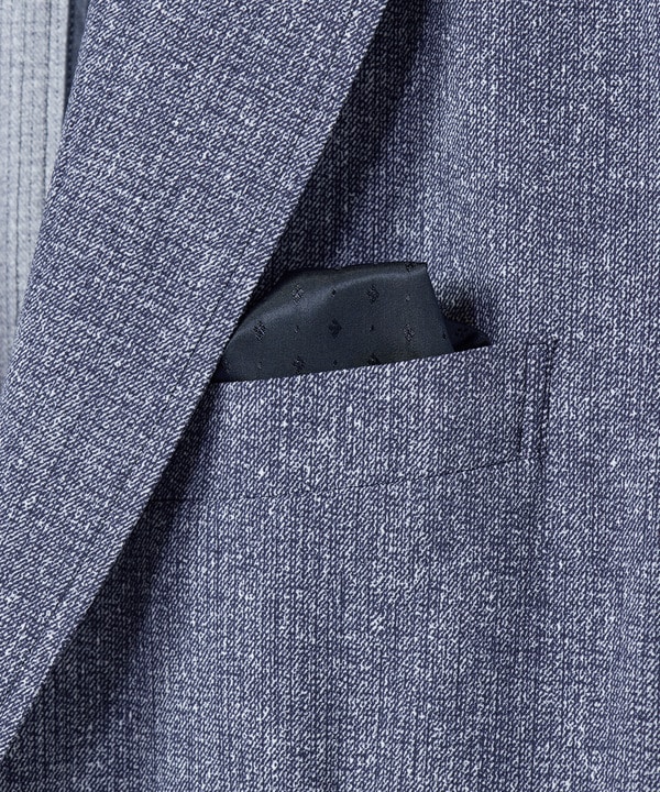【ACTIVE TAILOR】Dot Air ヘリンボーン&times;千鳥格子/デニム柄 セットアップジャケット＜通気性/吸水速乾/ストレッチ＞ 詳細画像 28
