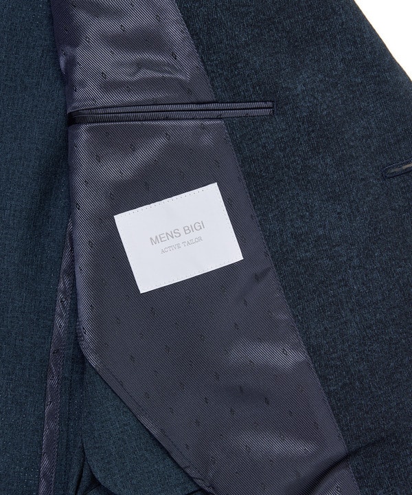【ACTIVE TAILOR】Dot Air ヘリンボーン&times;千鳥格子/デニム柄 セットアップジャケット＜通気性/吸水速乾/ストレッチ＞ 詳細画像 35