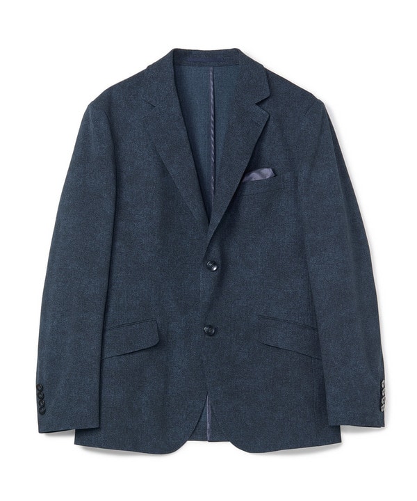 【ACTIVE TAILOR】Dot Air ヘリンボーン&times;千鳥格子/デニム柄 セットアップジャケット＜通気性/吸水速乾/ストレッチ＞ 詳細画像 ネイビー 1