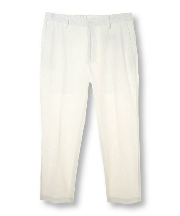 シェルタリングドライオックスアンクル丈パンツ<接触冷感/UVカット/吸水速乾> 詳細画像 ホワイト 1