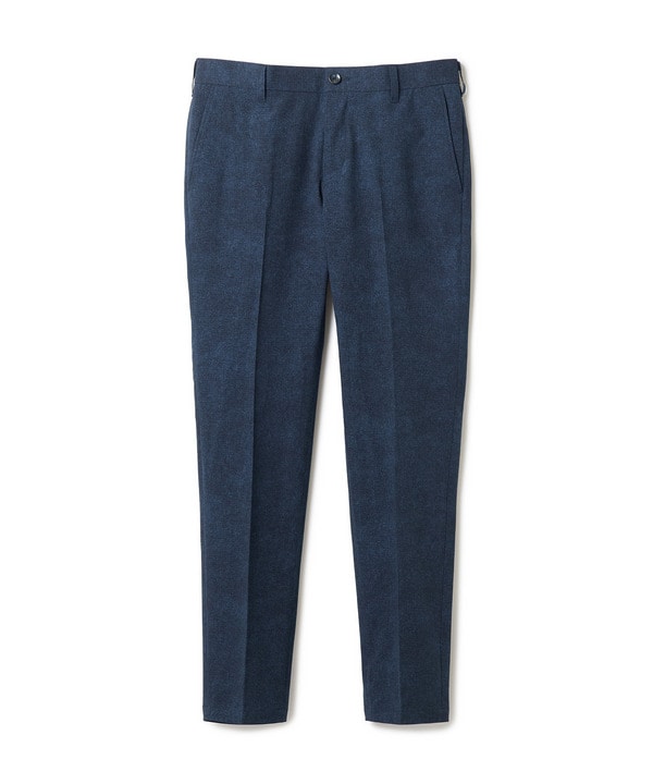 【ACTIVE TAILOR】Dot Air ヘリンボーン&times;千鳥格子/デニム柄 セットアップパンツ＜通気性/吸水速乾/ストレッチ＞ 詳細画像 ネイビー 1