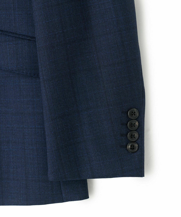 【Loro Piana/ロロ・ピアーナ】ウール梳毛 グレンチェック柄スーツ 詳細画像 10