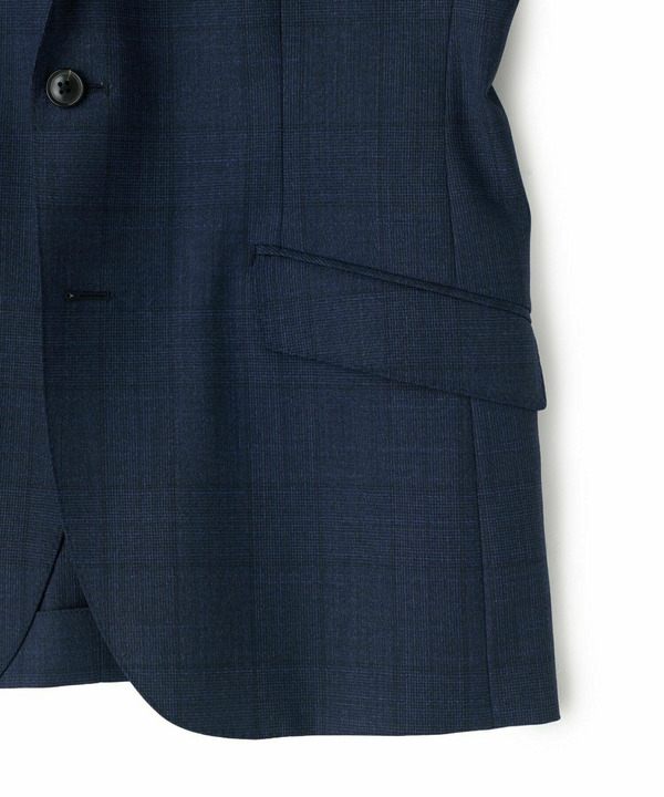 【Loro Piana/ロロ・ピアーナ】ウール梳毛 グレンチェック柄スーツ 詳細画像 13