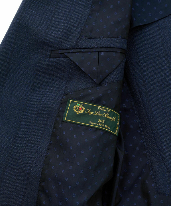 【Loro Piana/ロロ・ピアーナ】ウール梳毛 グレンチェック柄スーツ 詳細画像 16