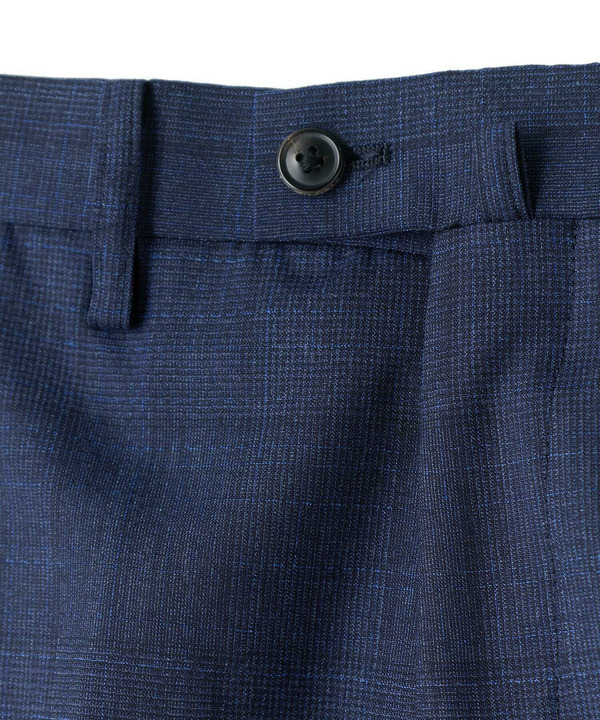 【Loro Piana/ロロ・ピアーナ】ウール梳毛 グレンチェック柄スーツ 詳細画像 21