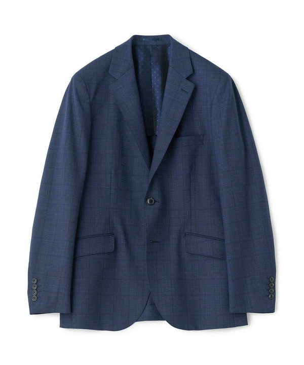 【Loro Piana/ロロ・ピアーナ】ウール梳毛 グレンチェック柄スーツ 詳細画像 3