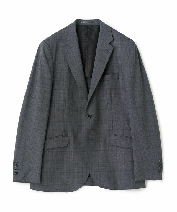 【Loro Piana/ロロ・ピアーナ】ウール梳毛 グレンチェック柄スーツ 詳細画像 4