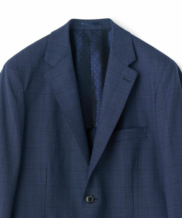 【Loro Piana/ロロ・ピアーナ】ウール梳毛 グレンチェック柄スーツ 詳細画像 5