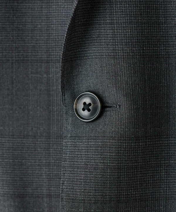 【Loro Piana/ロロ・ピアーナ】ウール梳毛 グレンチェック柄スーツ 詳細画像 9