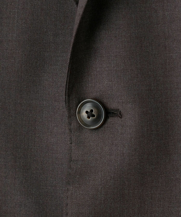 【Loro Piana/ロロ・ピアーナ】ウールギャバジン 無地スーツ 詳細画像 10
