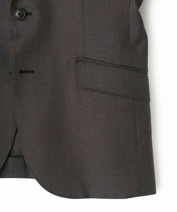 【Loro Piana/ロロ・ピアーナ】ウールギャバジン 無地スーツ 詳細画像 13