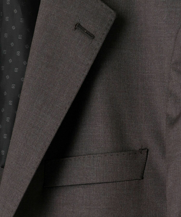 【Loro Piana/ロロ・ピアーナ】ウールギャバジン 無地スーツ 詳細画像 9