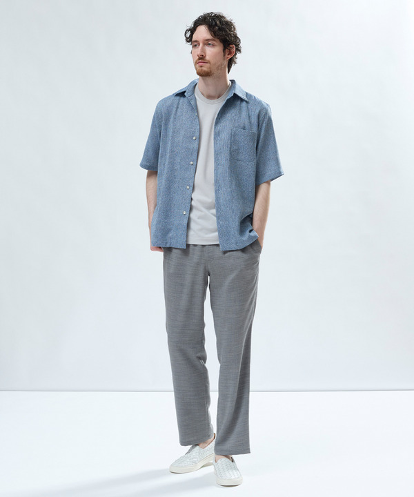東レPrimeflex 麻調ドットメッシュ クルーネックTシャツ＜吸水速乾/通気性＞ 詳細画像 10