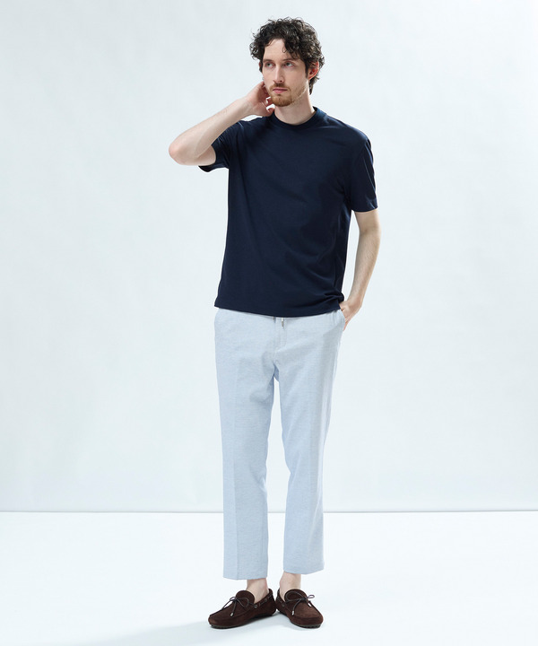 東レPrimeflex 麻調ドットメッシュ クルーネックTシャツ＜吸水速乾/通気性＞ 詳細画像 12