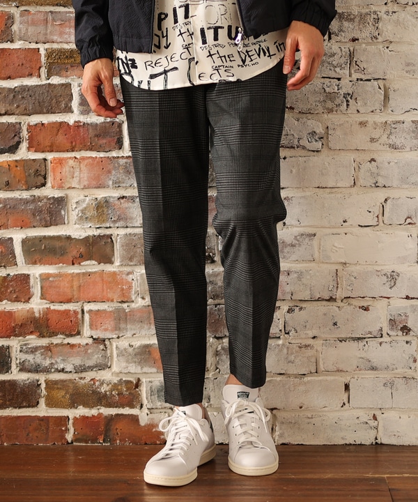 T Rストレッチグレンチェックパンツ メンズファッション通販 Men S Bigi Online Store メンズビギ オンラインストア