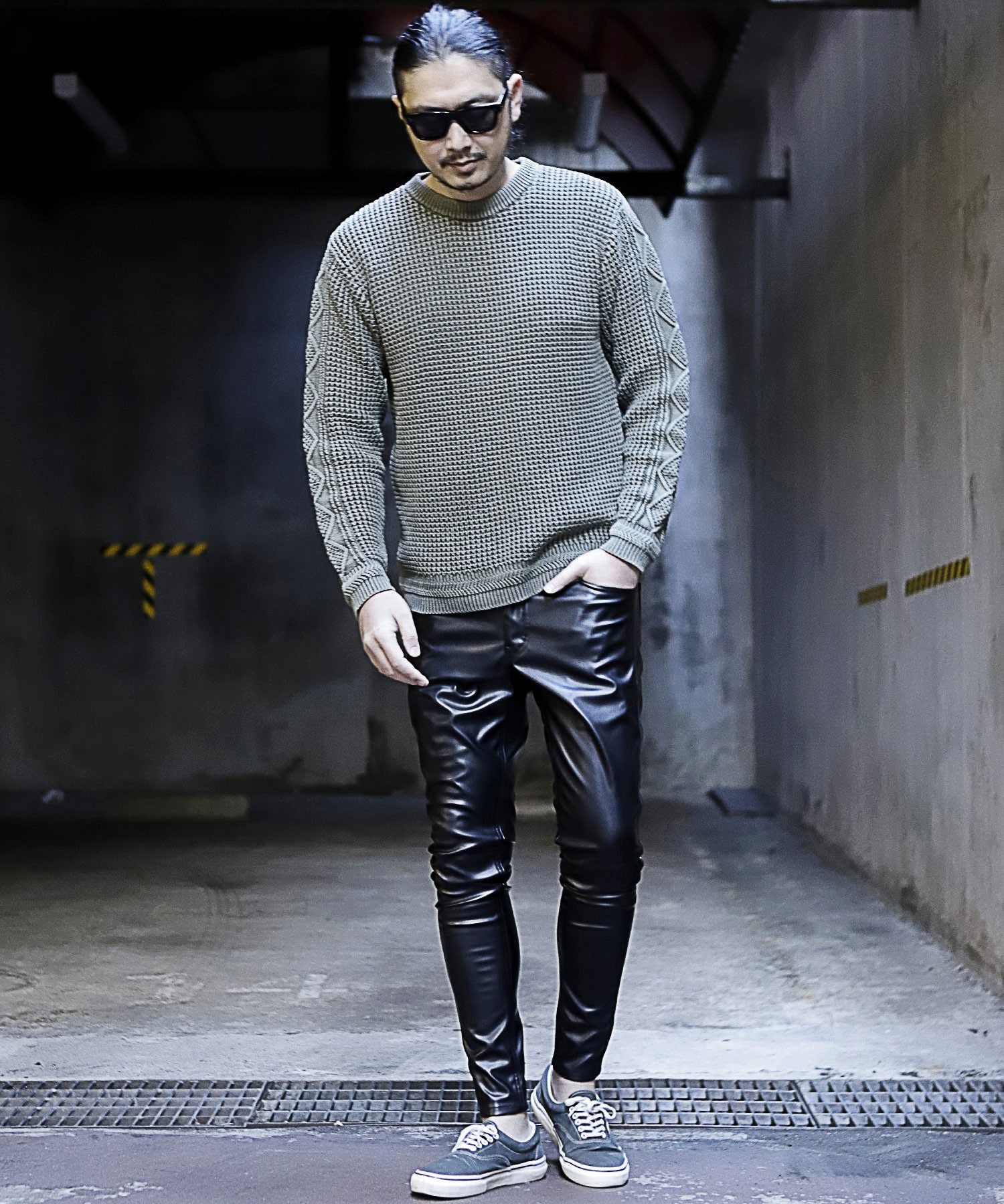 ハイパーストレッチスキニー シンセティックレザーパンツ ジェギンス メンズファッション通販 Men S Bigi Online Store メンズビギ オンラインストア