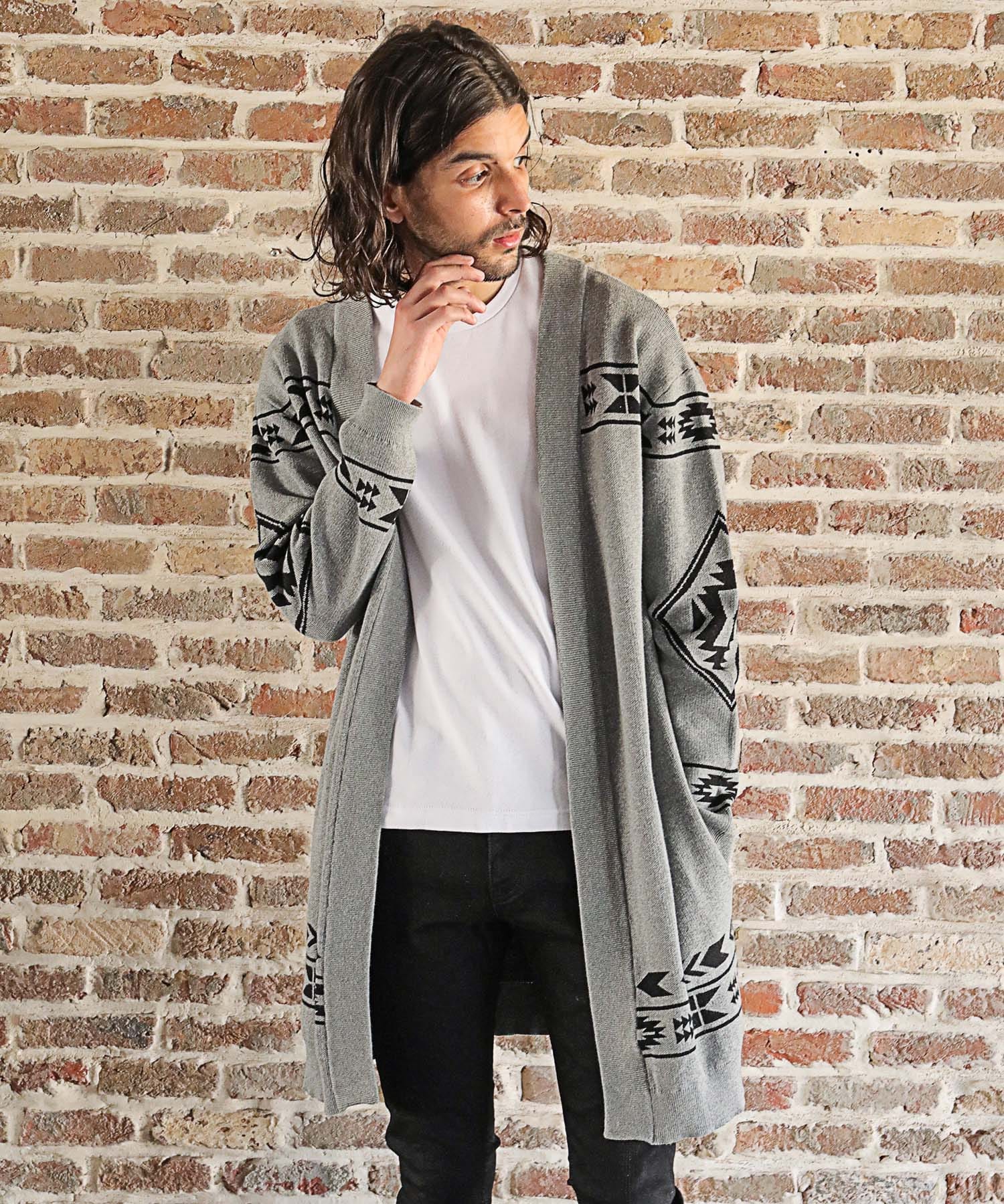 12g ジャガード編みカーディガン メンズファッション通販 Men S Bigi Online Store メンズビギ オンラインストア