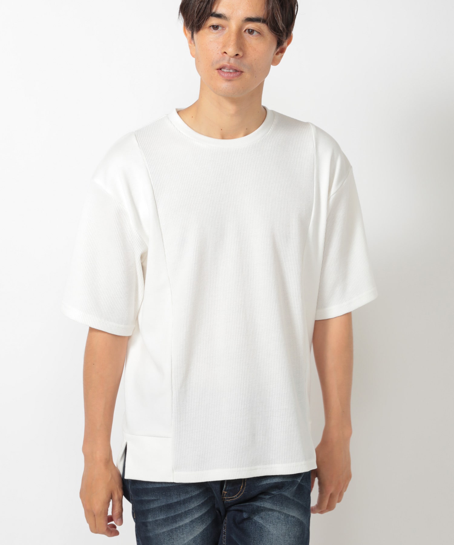 ワッフルリブtシャツ メンズファッション通販 Men S Bigi Online Store メンズビギ オンラインストア