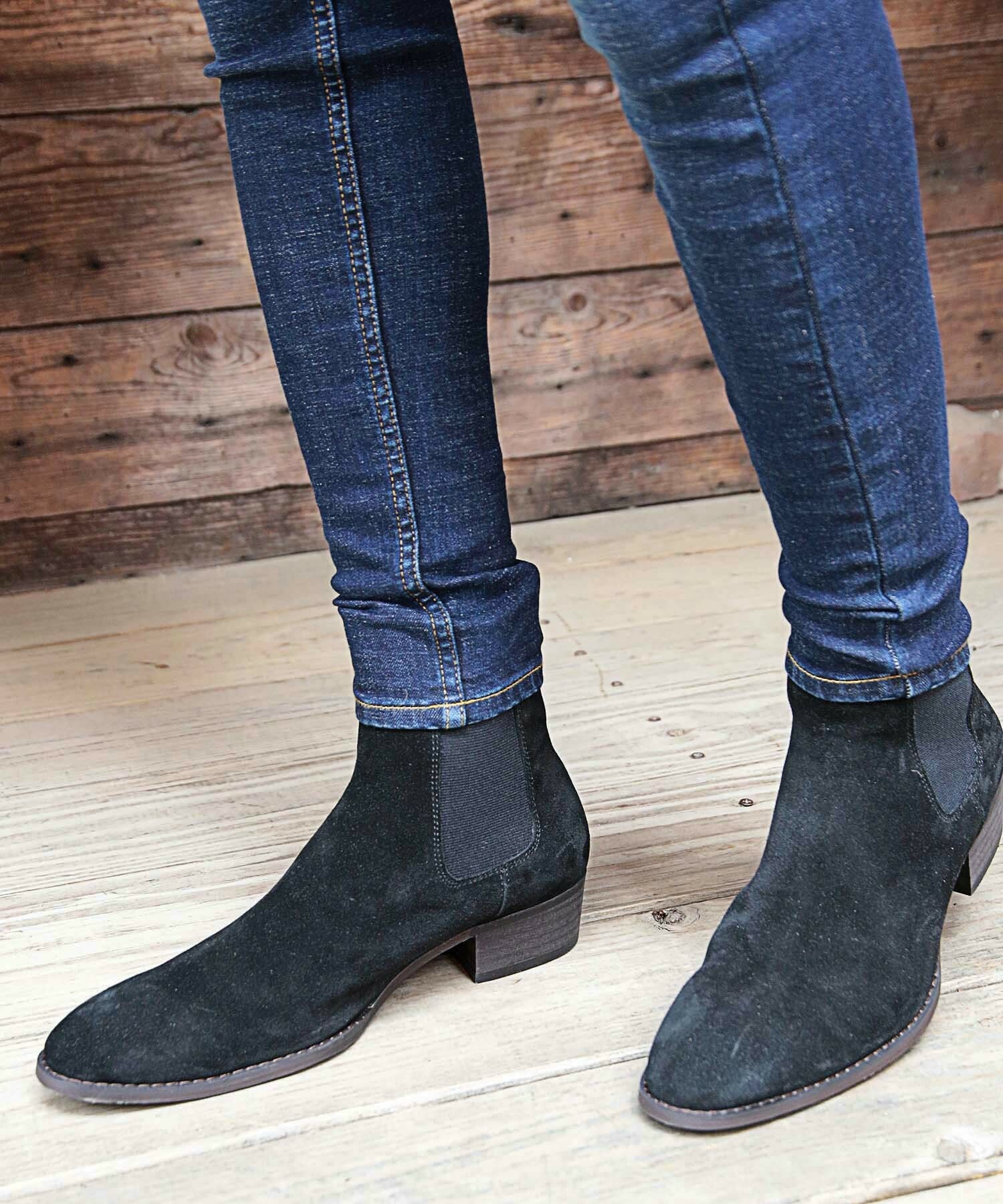 スエードサイドゴアヒールブーツ メンズファッション通販 Men S Bigi Online Store メンズビギ オンラインストア