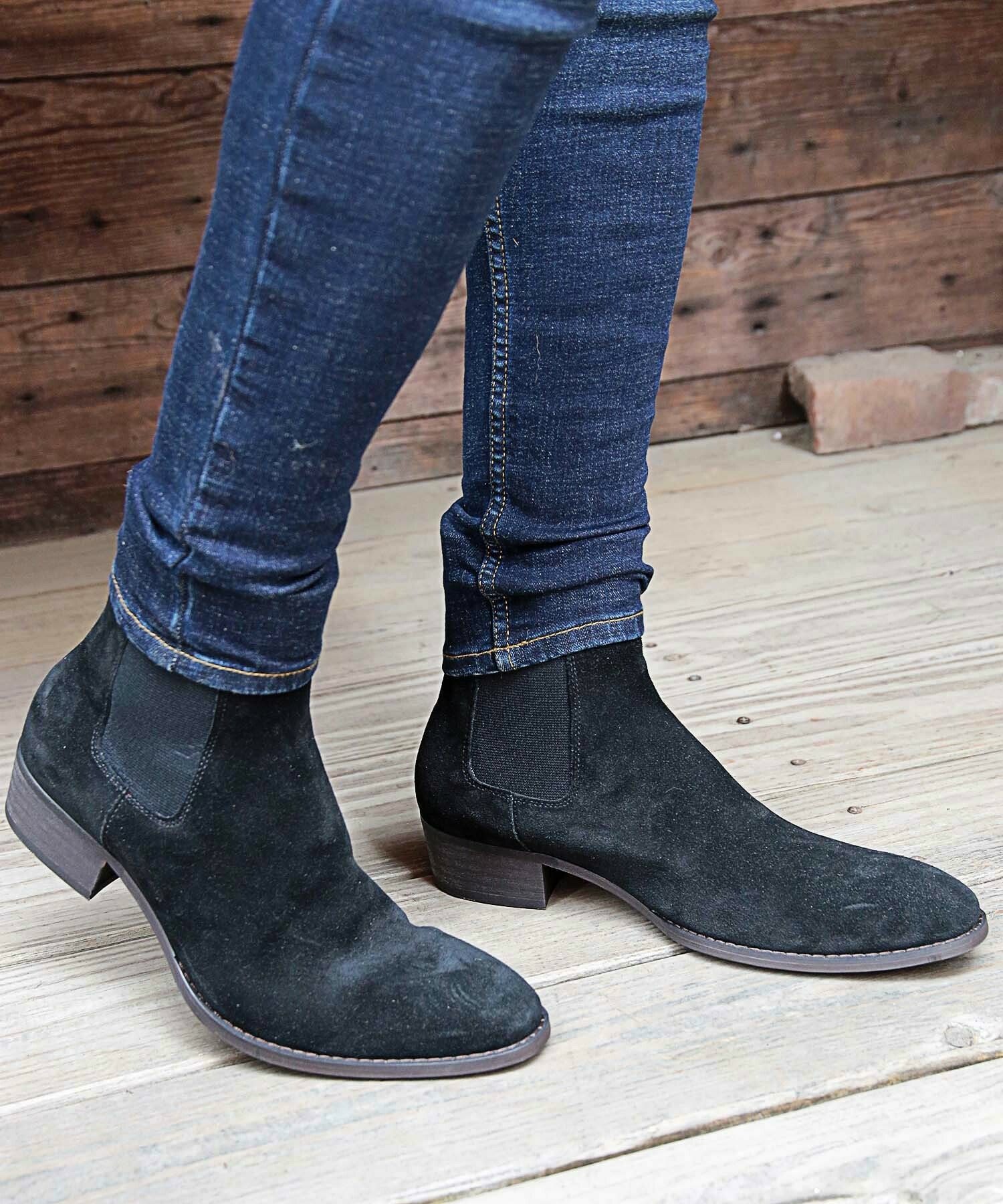 スエードサイドゴアヒールブーツ メンズファッション通販 Men S Bigi Online Store メンズビギ オンラインストア