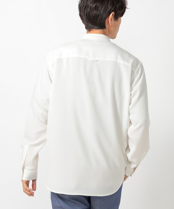  エトン メンズ シャツ トップス Cotton Oxford Rounded Cuff Contemporary Fit Casual Shirt White