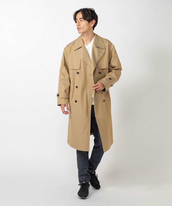 ライナー着脱可能】Ｔ/Ｃコットンキャバジントレンチコート｜メンズファッション通販 MEN'S BIGI ONLINE STORE (メンズビギ  オンラインストア)