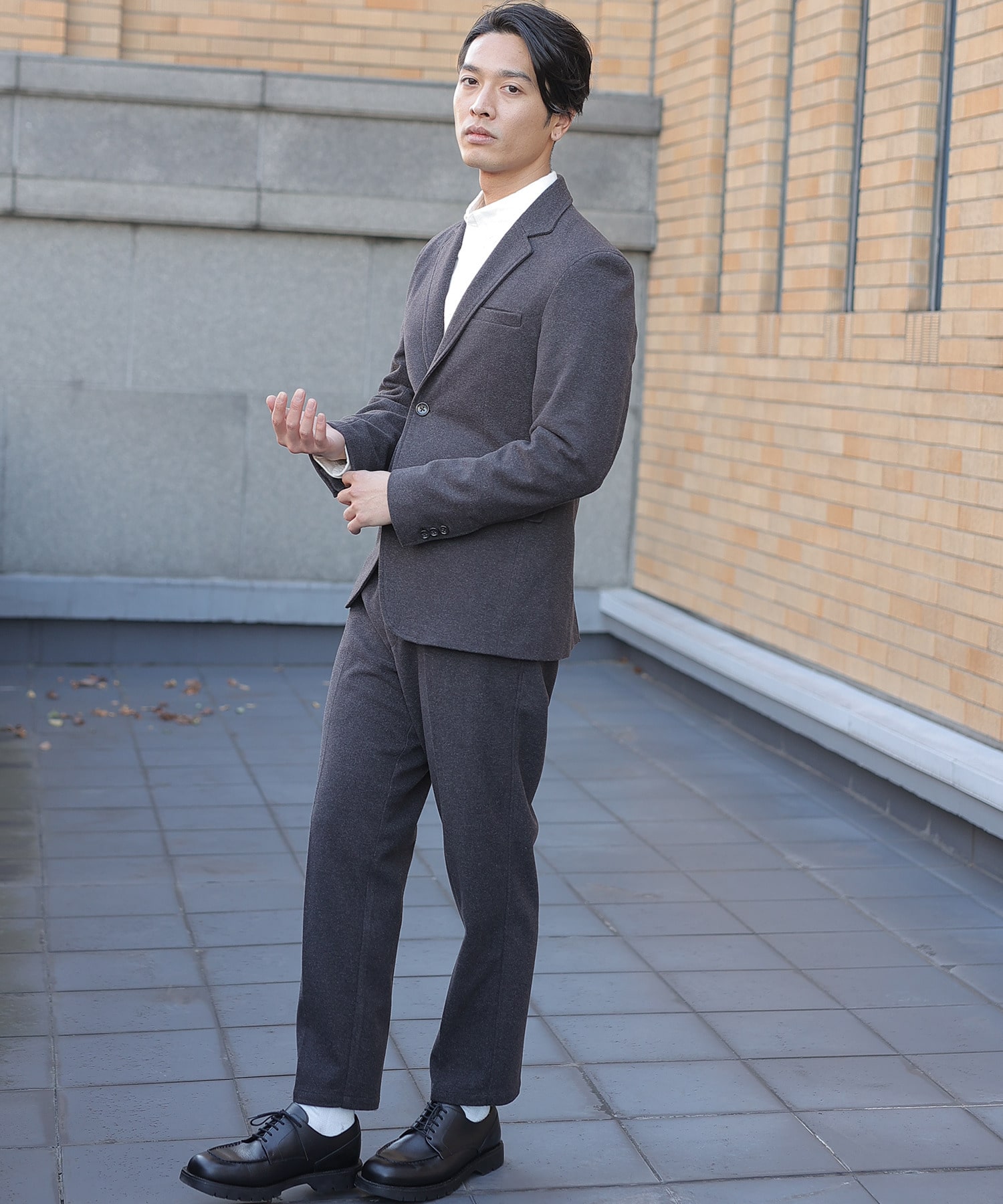 Mbさんインスタライブ紹介アイテム エアリーフラノジャケット メンズファッション通販 Men S Bigi Online Store メンズビギ オンラインストア