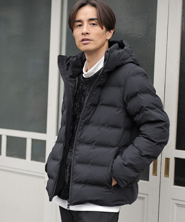 2重織ストレッチタフタフーデッドブルゾン｜メンズファッション通販 MEN'S BIGI ONLINE STORE (メンズビギ オンラインストア)