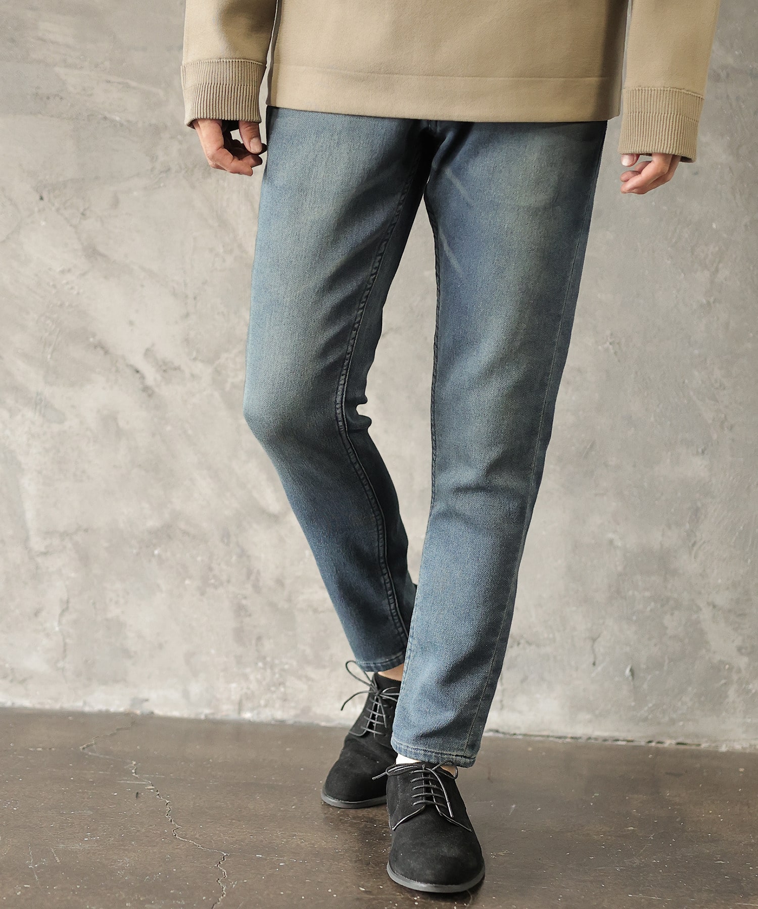 Ldquo Super Saturday Rdquo 解放感の土曜日 スリムイージージャージデニム メンズファッション通販 Men S Bigi Online Store メンズビギ オンラインストア