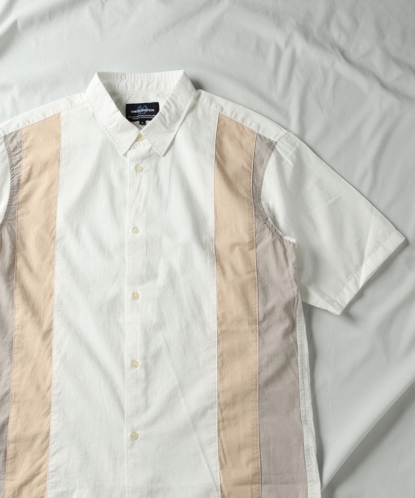 ブロードドッキングレギュラーカラー半袖シャツ｜メンズファッション
